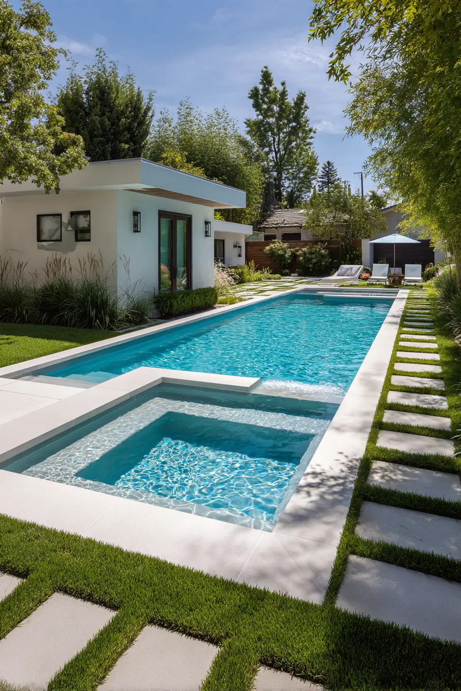 Sleek Modern Coping with Crisp Tile Finish