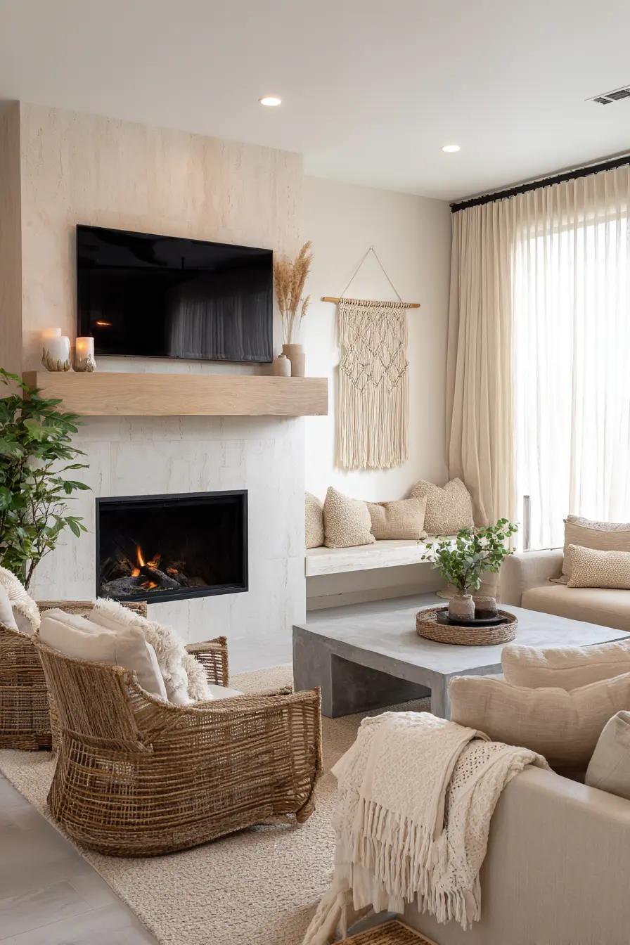 Warm Balance Through Natural Tones