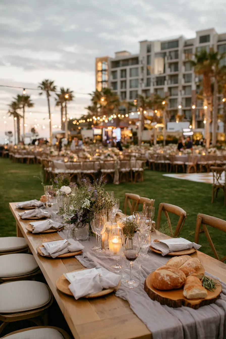 Outdoor Dining with Grass and Paver Charm