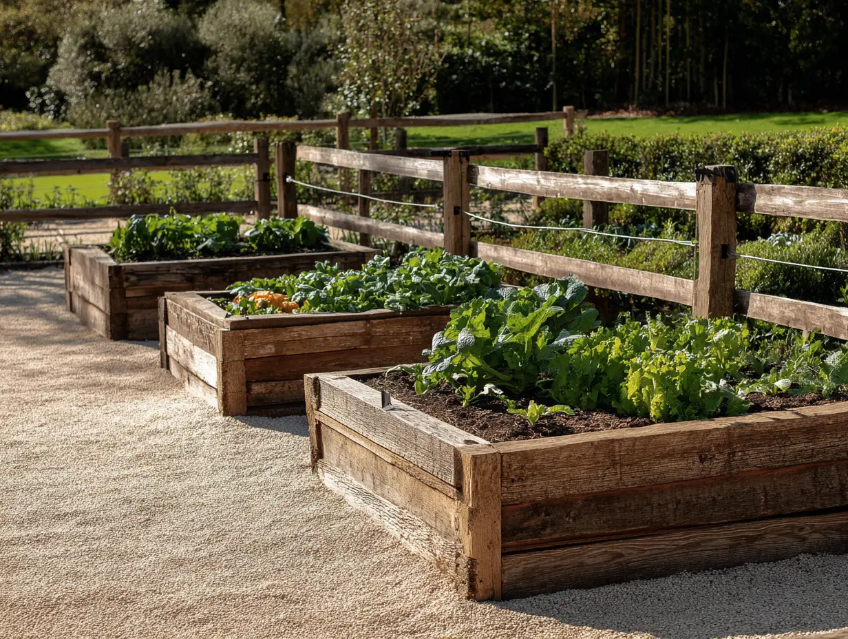 Construct Raised Garden Beds From Cedar Wood
