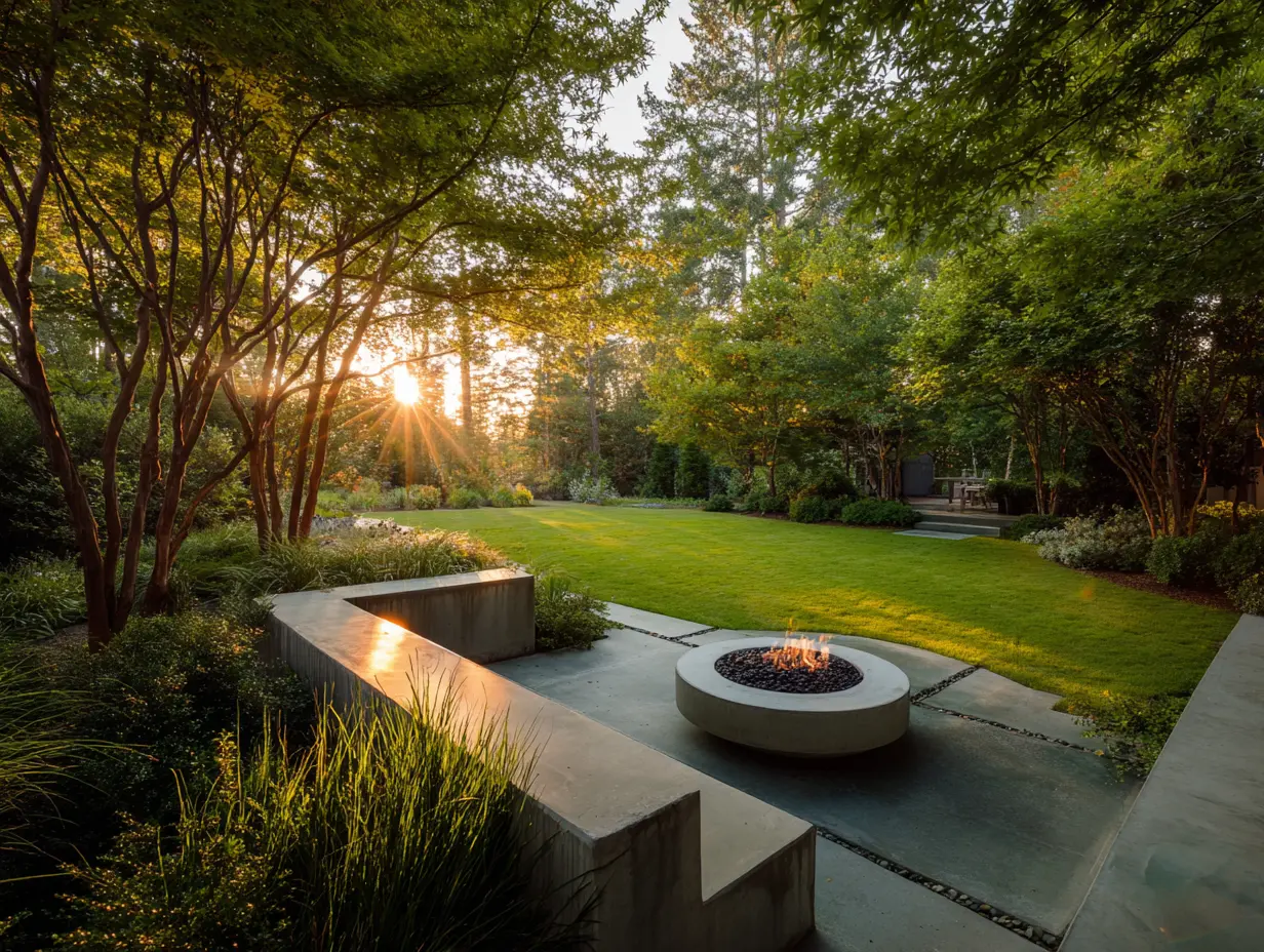 Design a Stone Fire Pit for a Rustic Feel