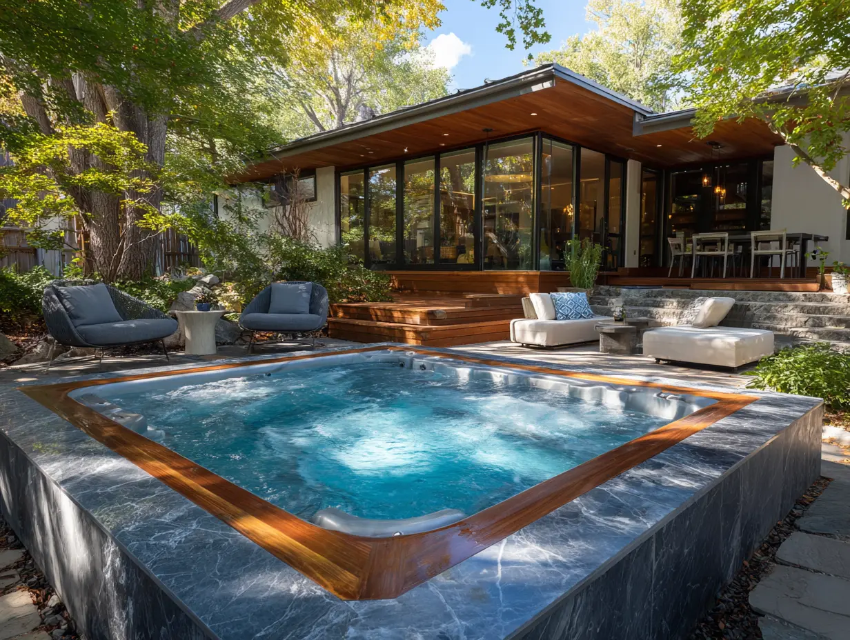 Wrap the Pool With a Wooden Deck