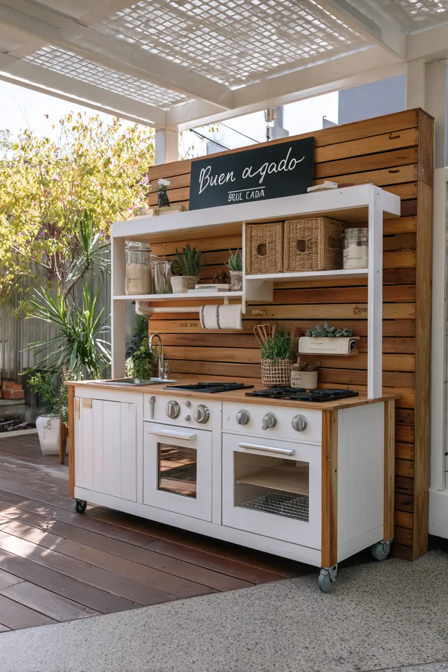 Modern Mud Kitchen with Sleek Simplicity