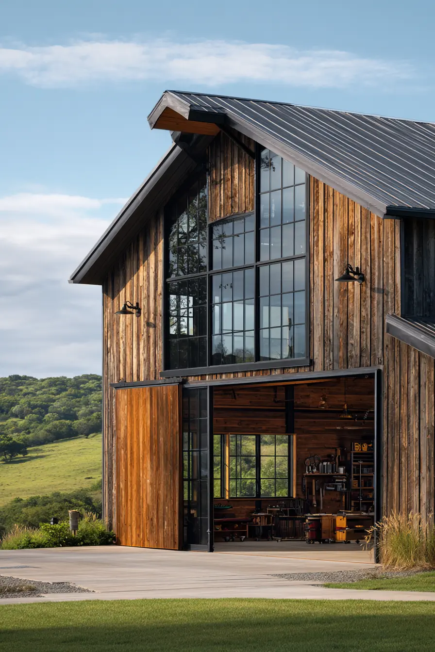 Barn Addition Workshop Studio