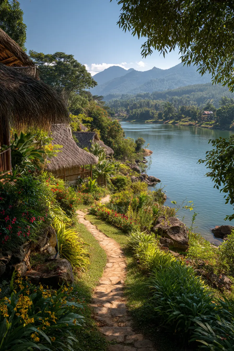 Lakeside Cottage Garden Pathway