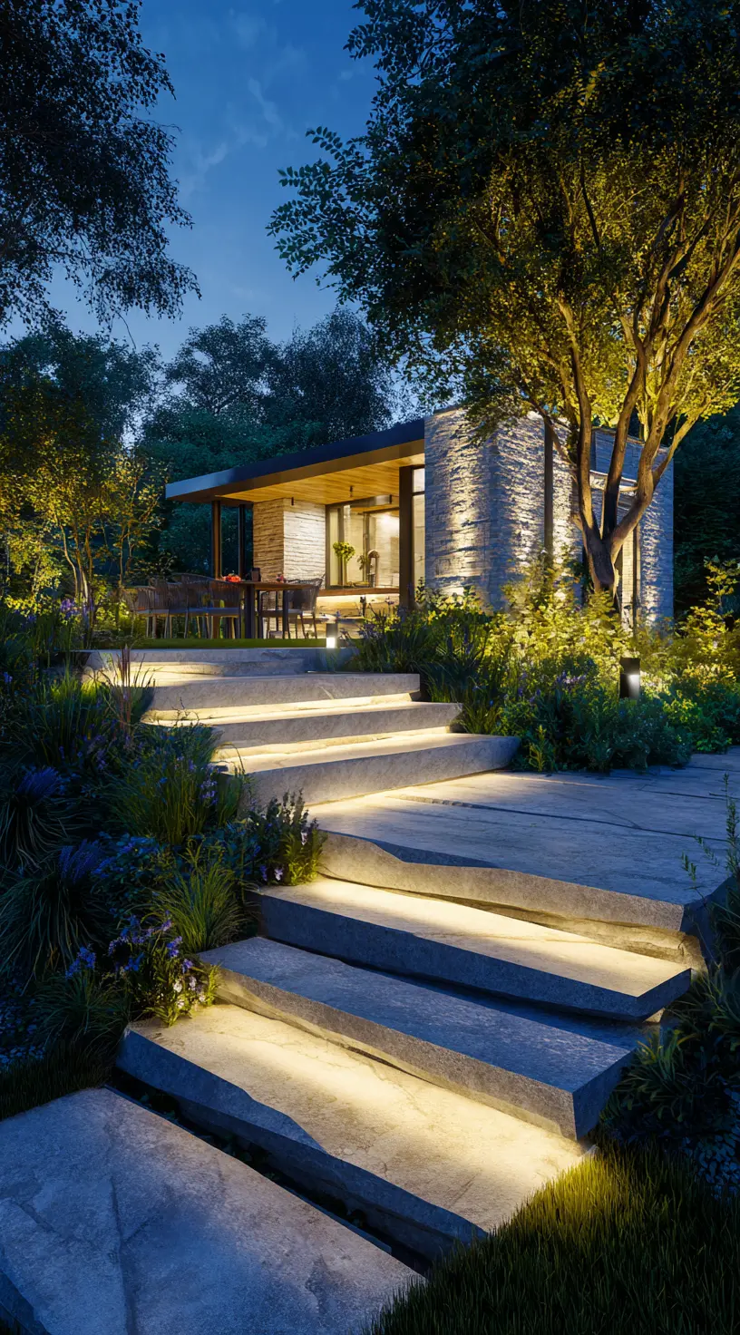 A Kitchen Framed by Light and Landscape