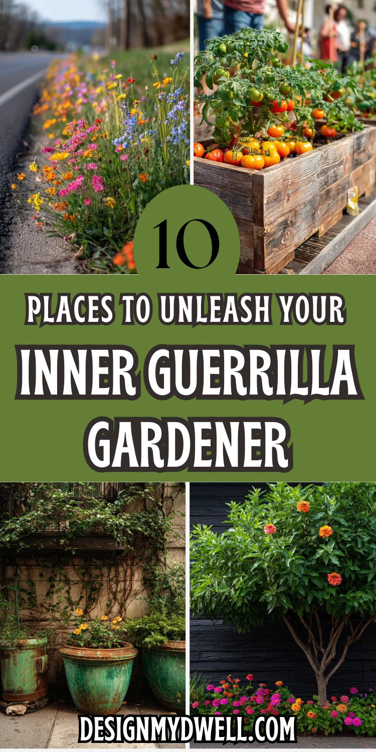 10 Places to Unleash Your Inner Guerrilla Gardener