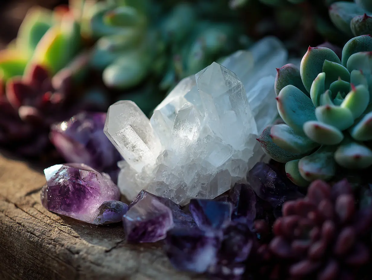 Decorate Your Garden With Crystals Known for Their Healing Properties