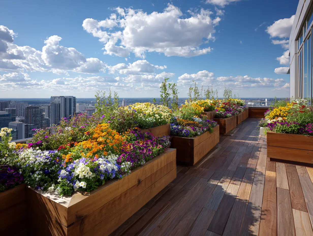 Plant a Flower Garden on Your Rooftop