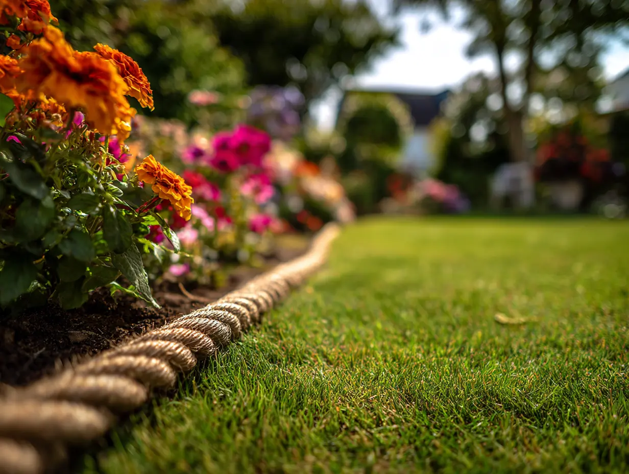 Use Rope for Edging