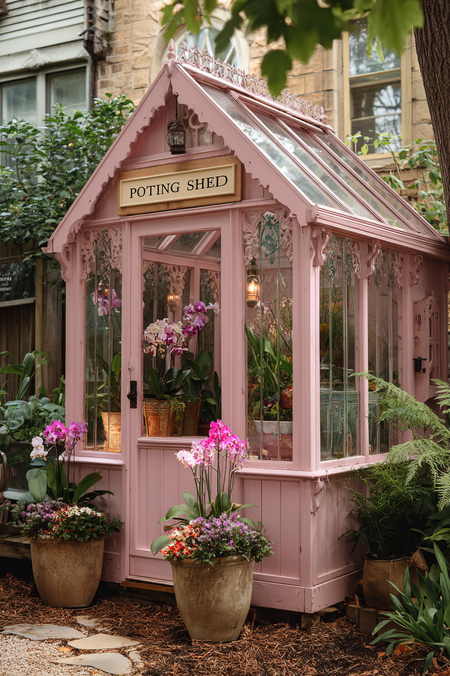 A Greenhouse That Adds Charm and Color