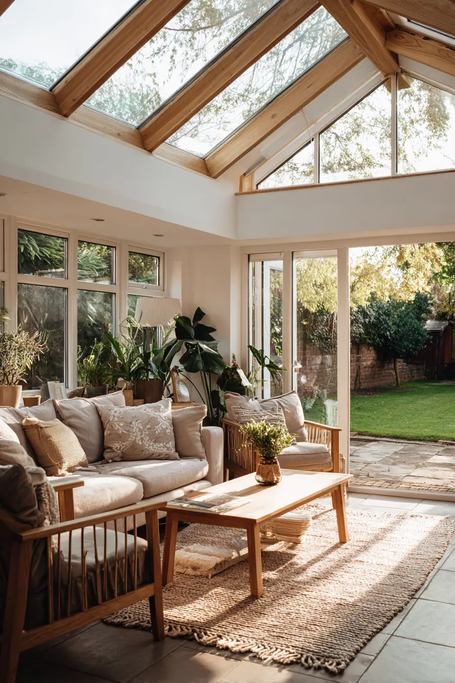 Modern Glass Doors with a Natural Touch