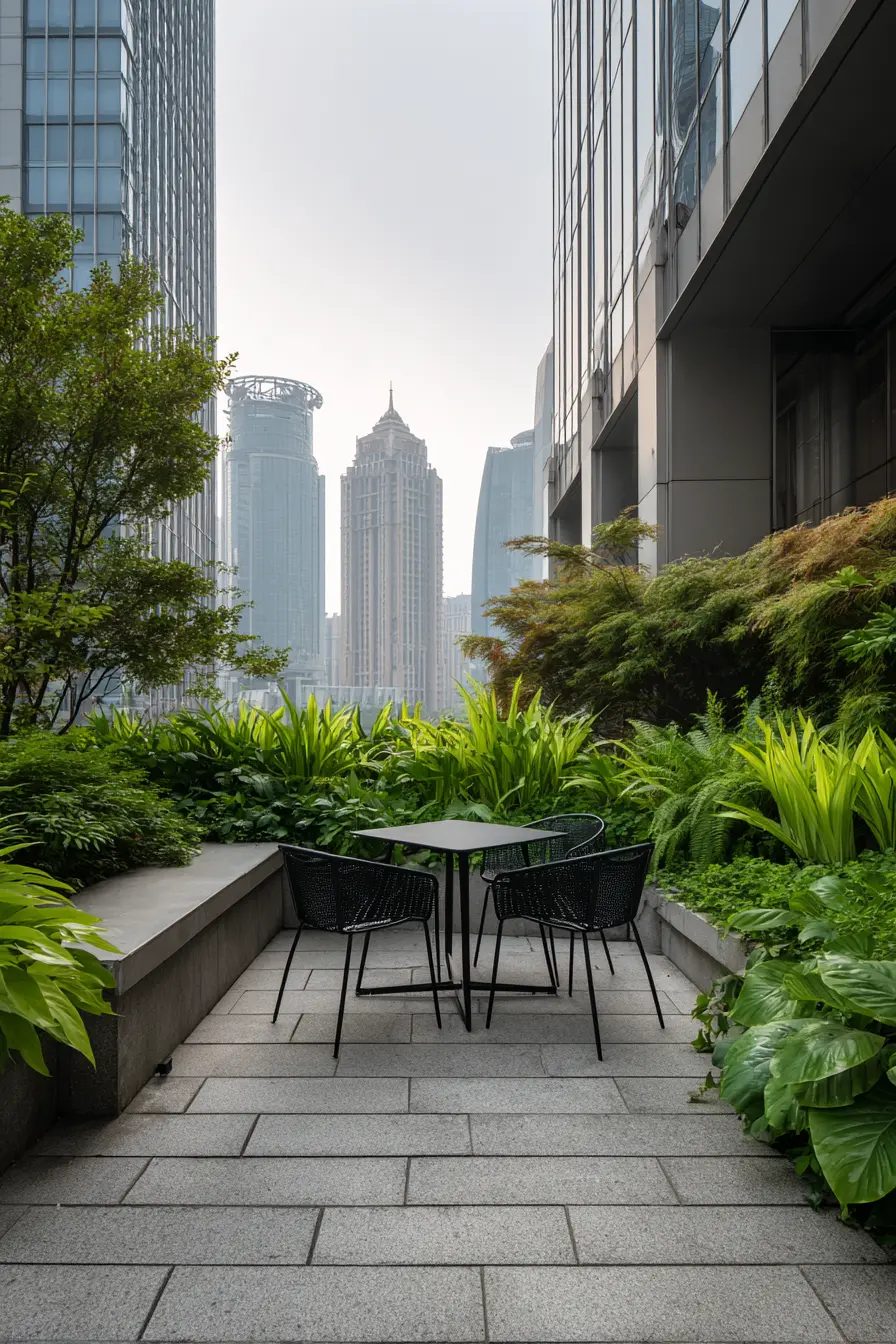 Sleek Paving Stones in Urban Terrace
