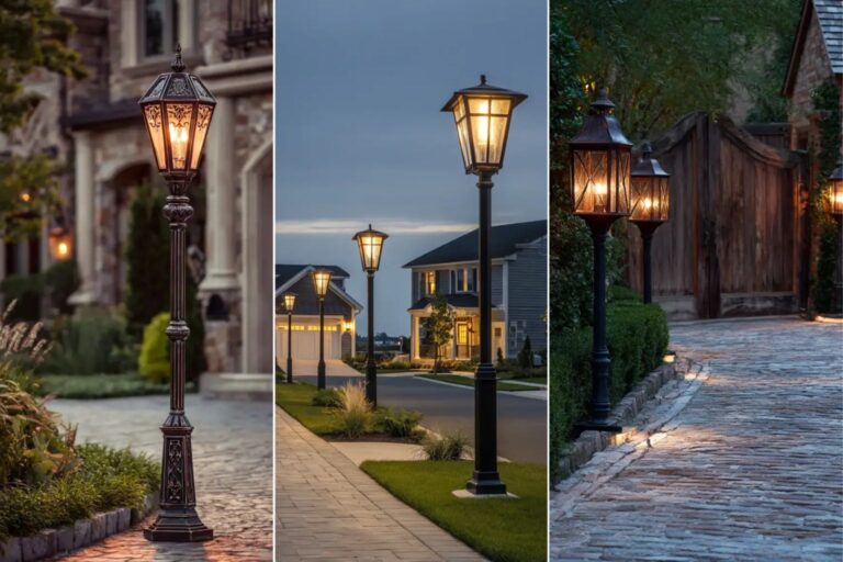 11+ Stylish Driveway Light Post Ideas