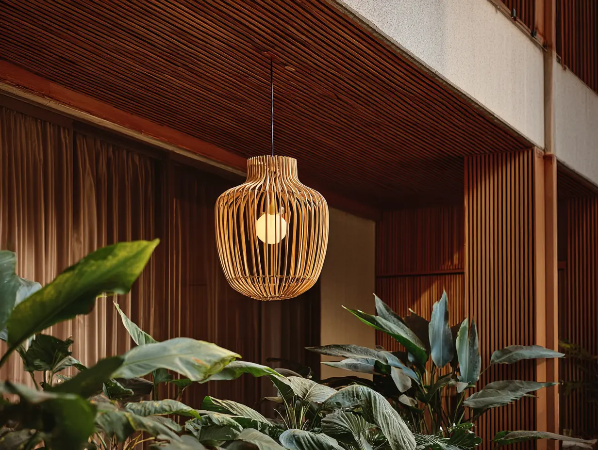 Adorn the Balcony With Basket Lanterns
