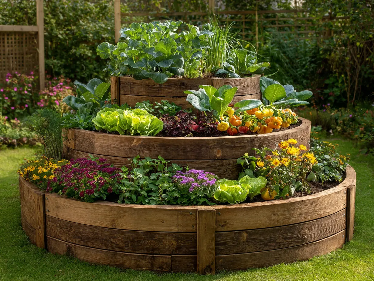 Create Multi-Level Raised Garden Beds for Different Sunlight Needs