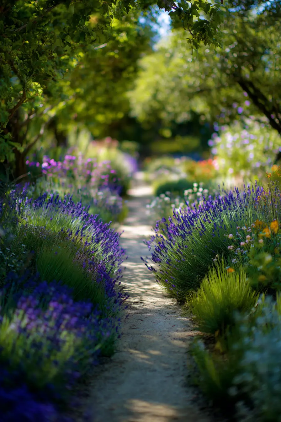 Lavender Borders for a Fragrant Walkway
