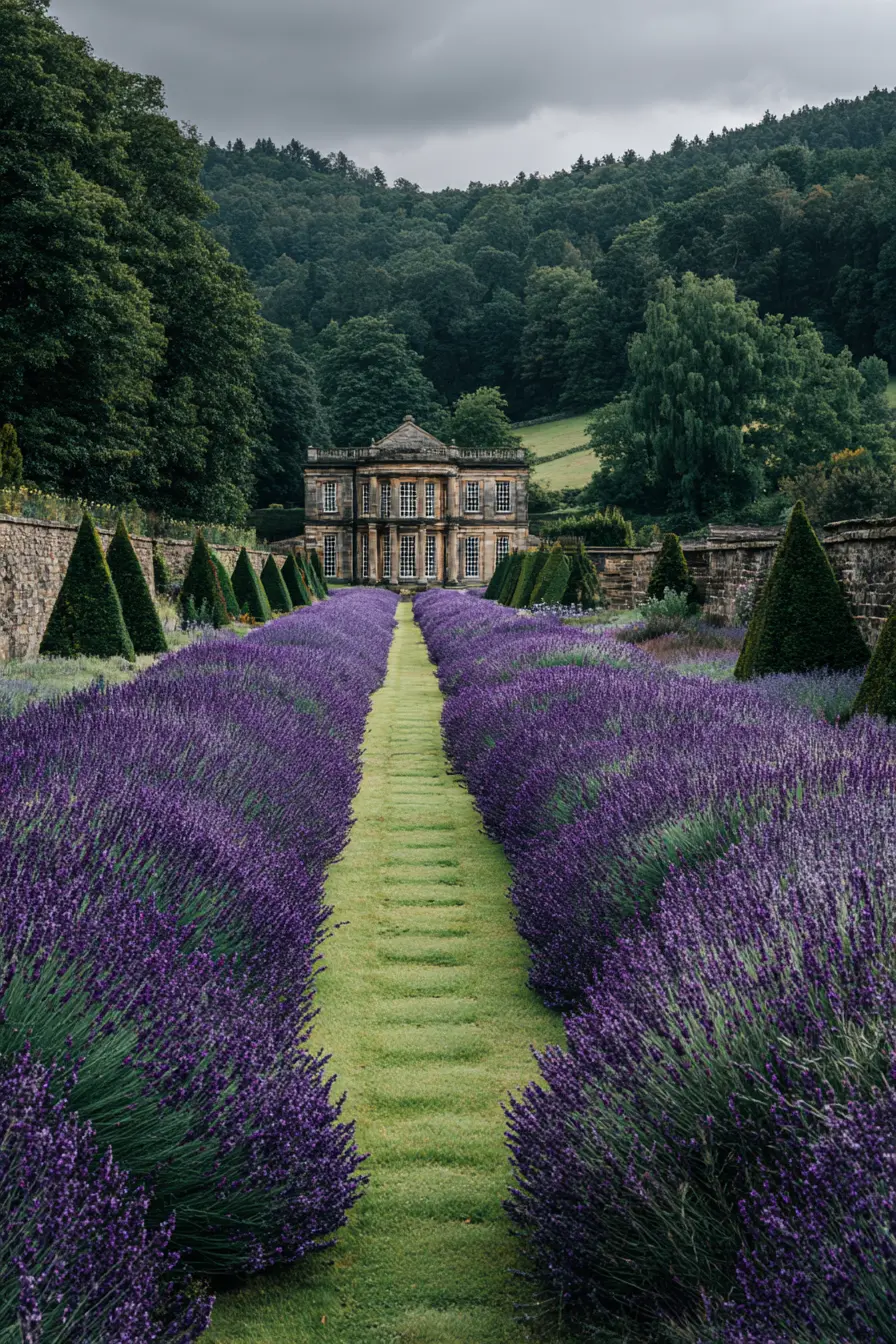 Lavender Borders for a Long Garden Walk