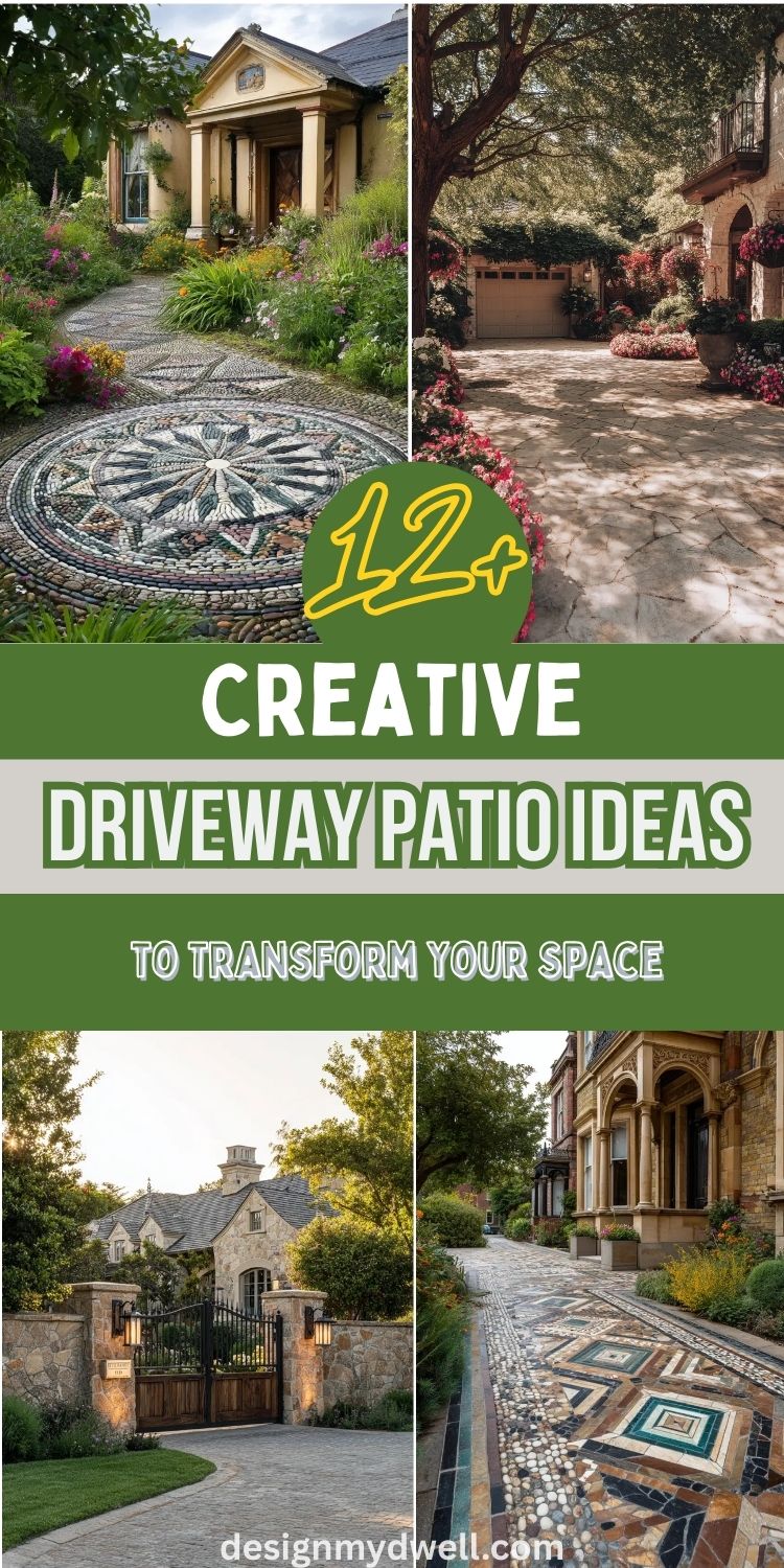 12+ Creative Driveway Patio Ideas to Transform Your Space