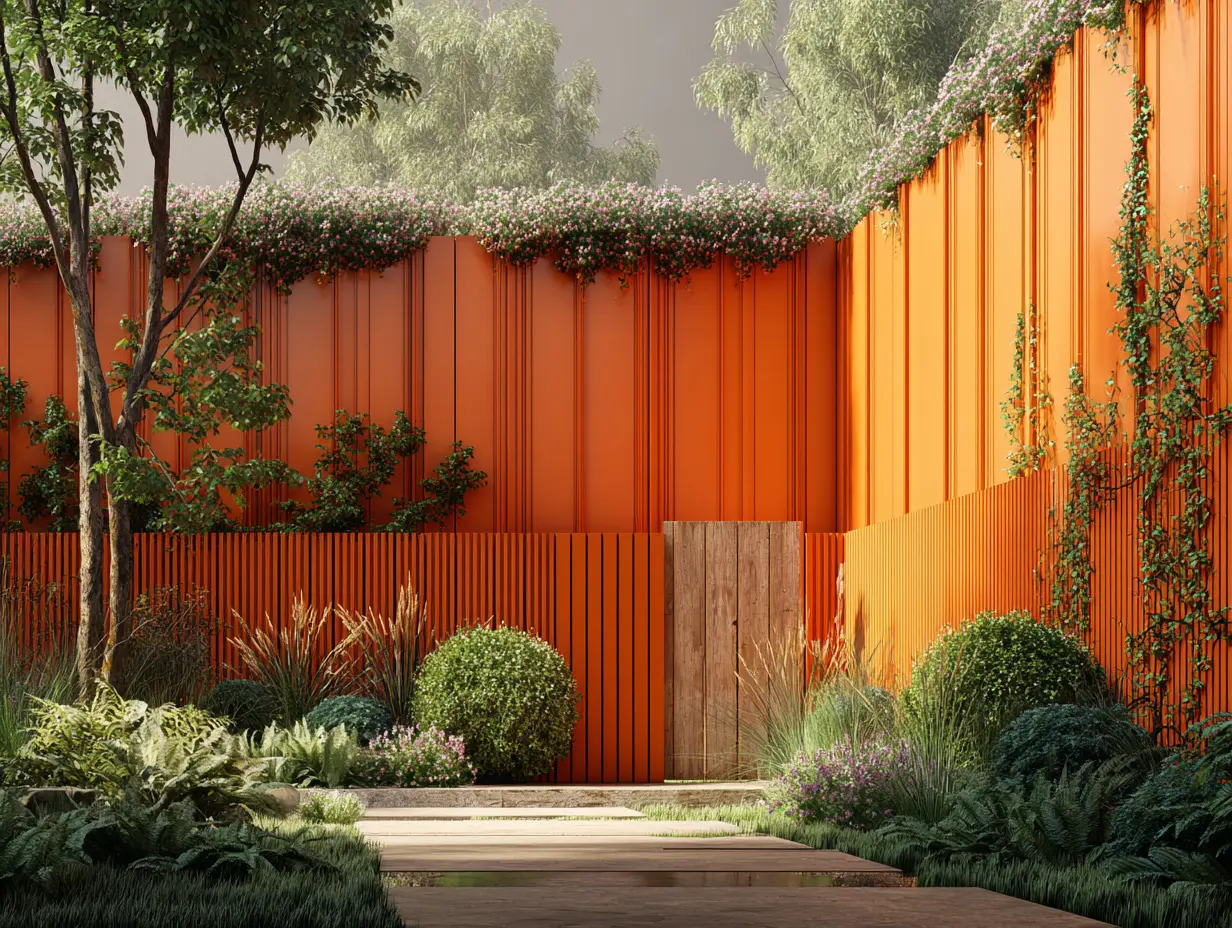 Attach Planters on the Fence to Create a Vertical Garden