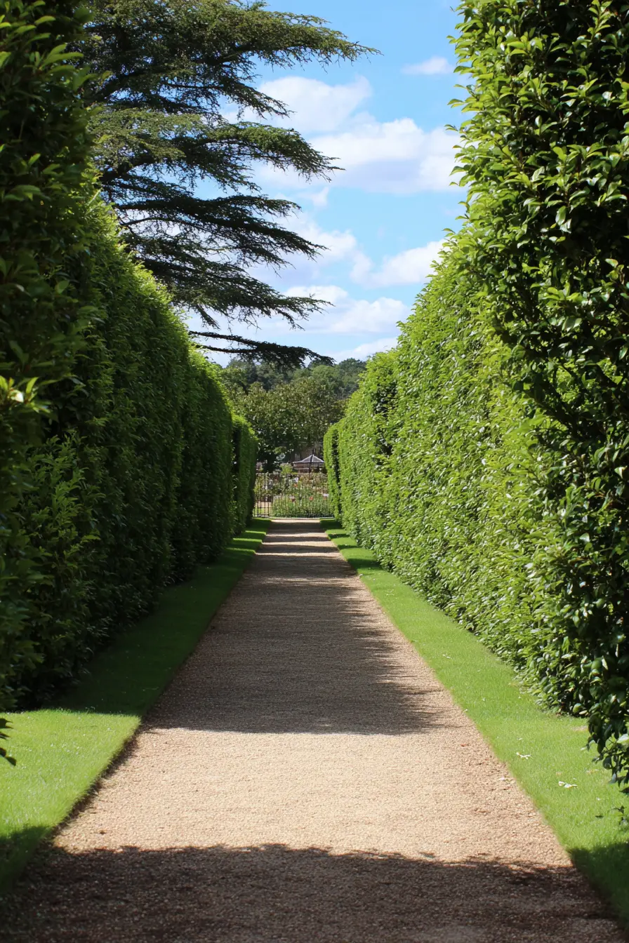 Lush Green Hedges