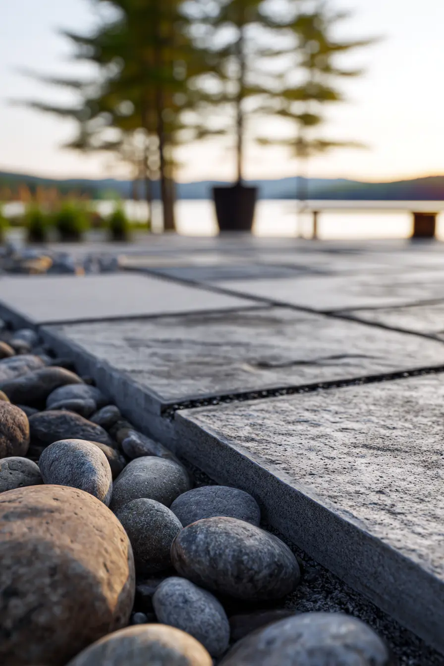River Stones for a Natural Touch