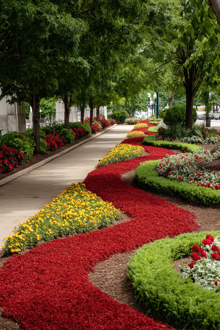 Artistic Pattern Park Strip