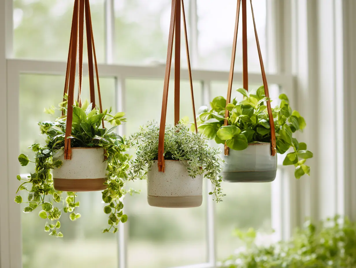 Create Stylish Hangers Using Leather Straps for a Modern Touch