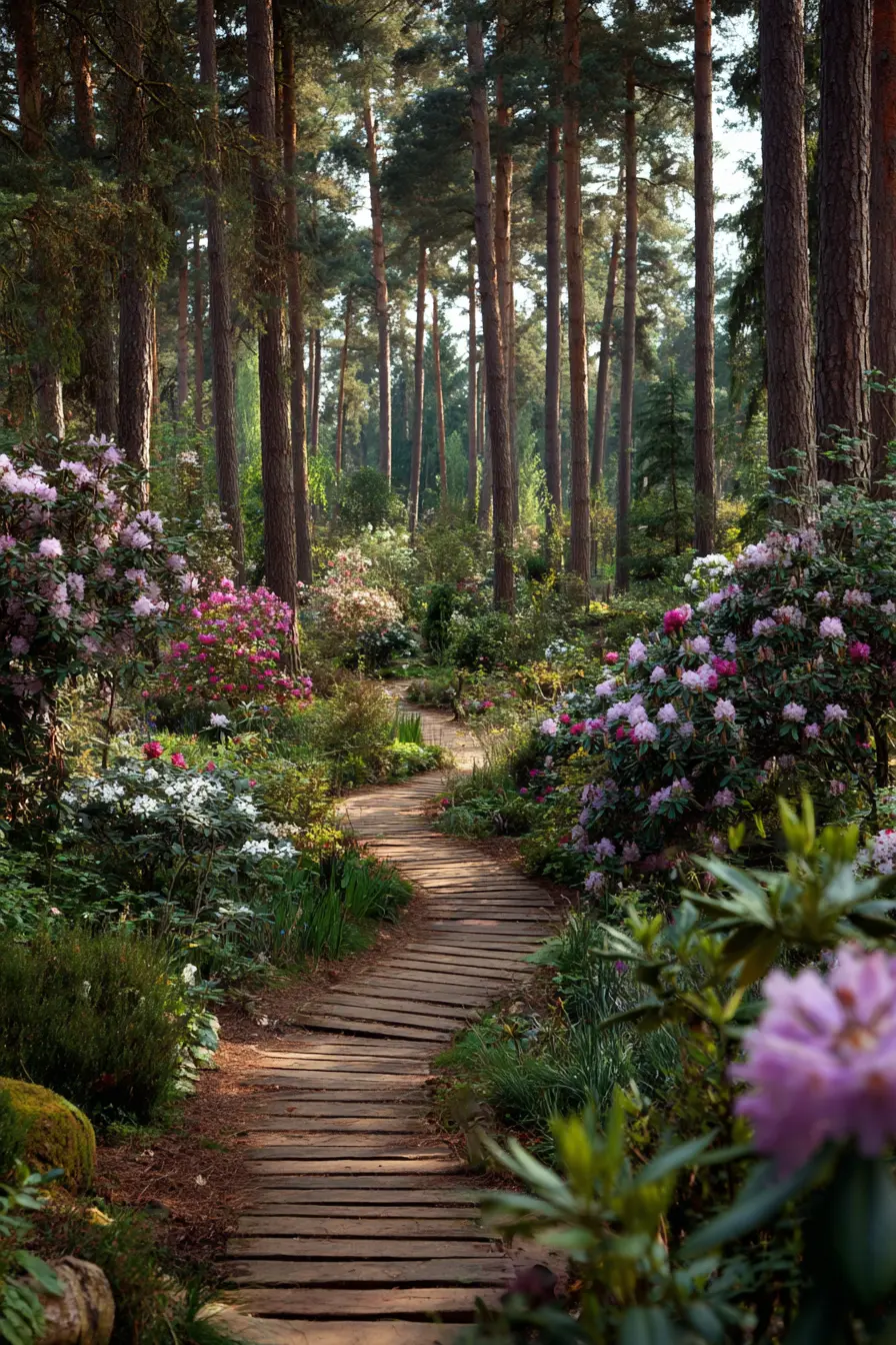 Natural Wood Paths