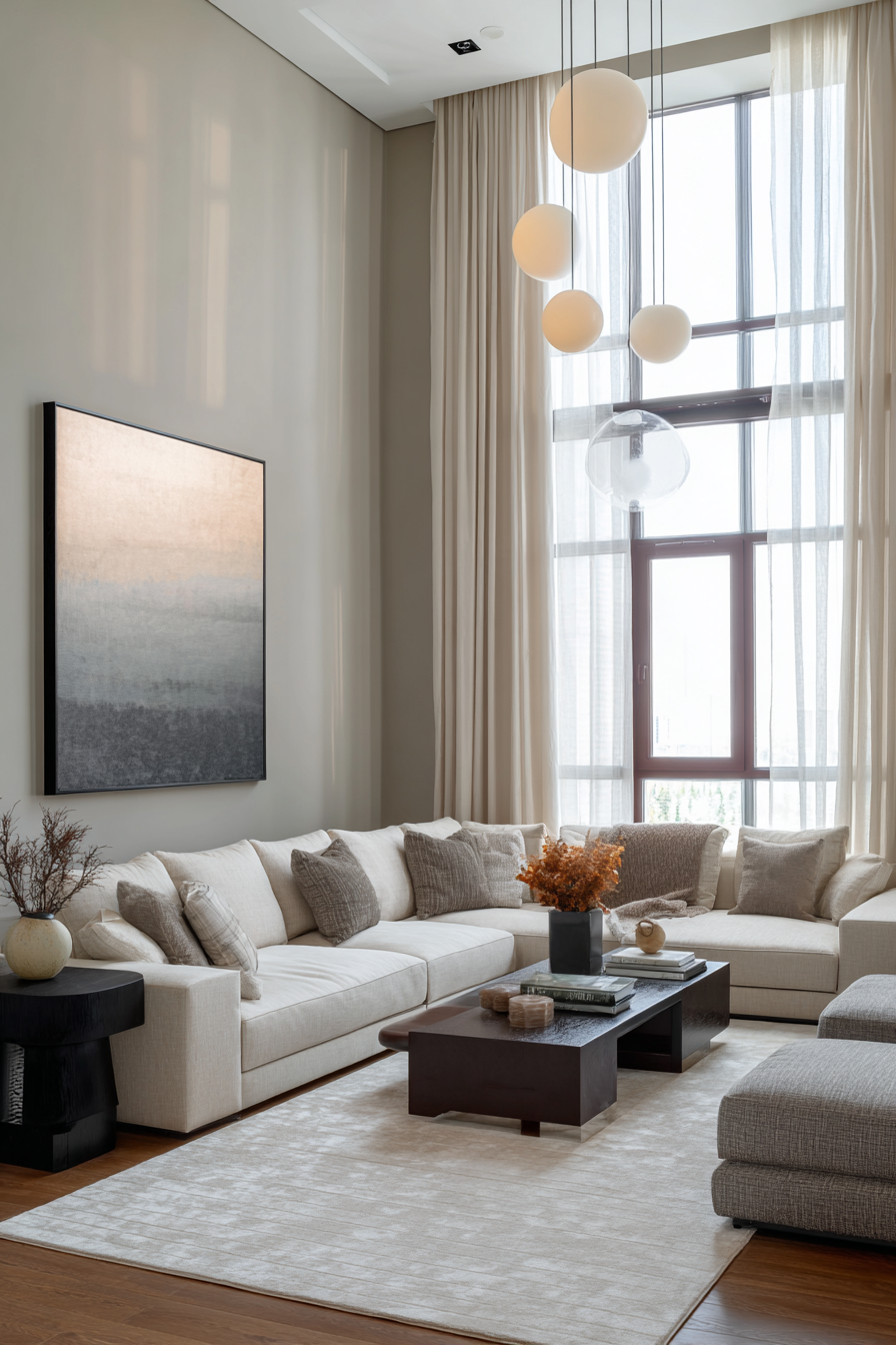 Calm Neutrals with Gentle Contrast