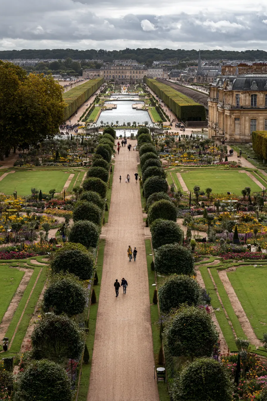Grand Garden Avenue with Formal Design