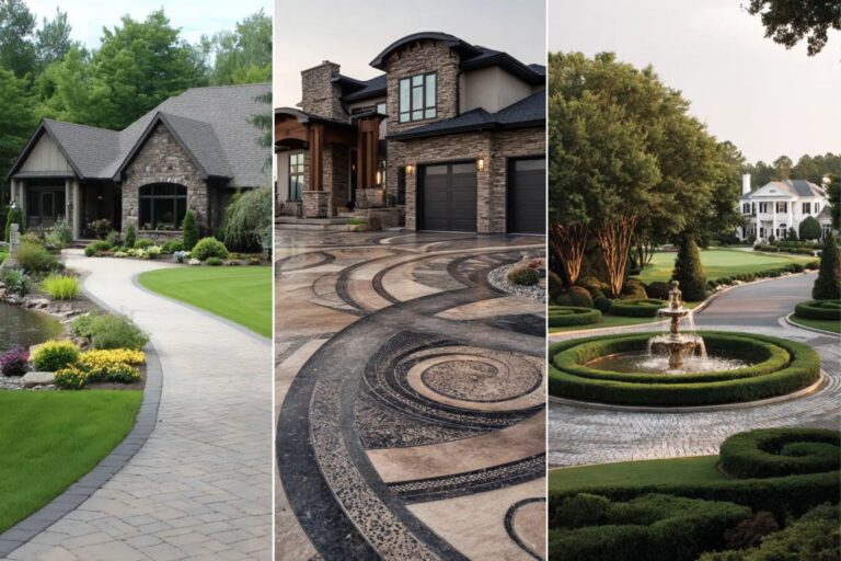 14+ Inspiring Wrap Around Driveway Ideas