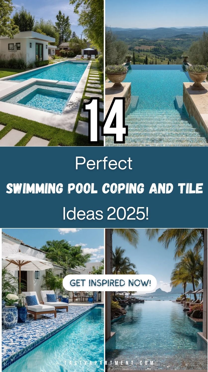 14 Perfect Swimming Pool Coping and Tile Ideas