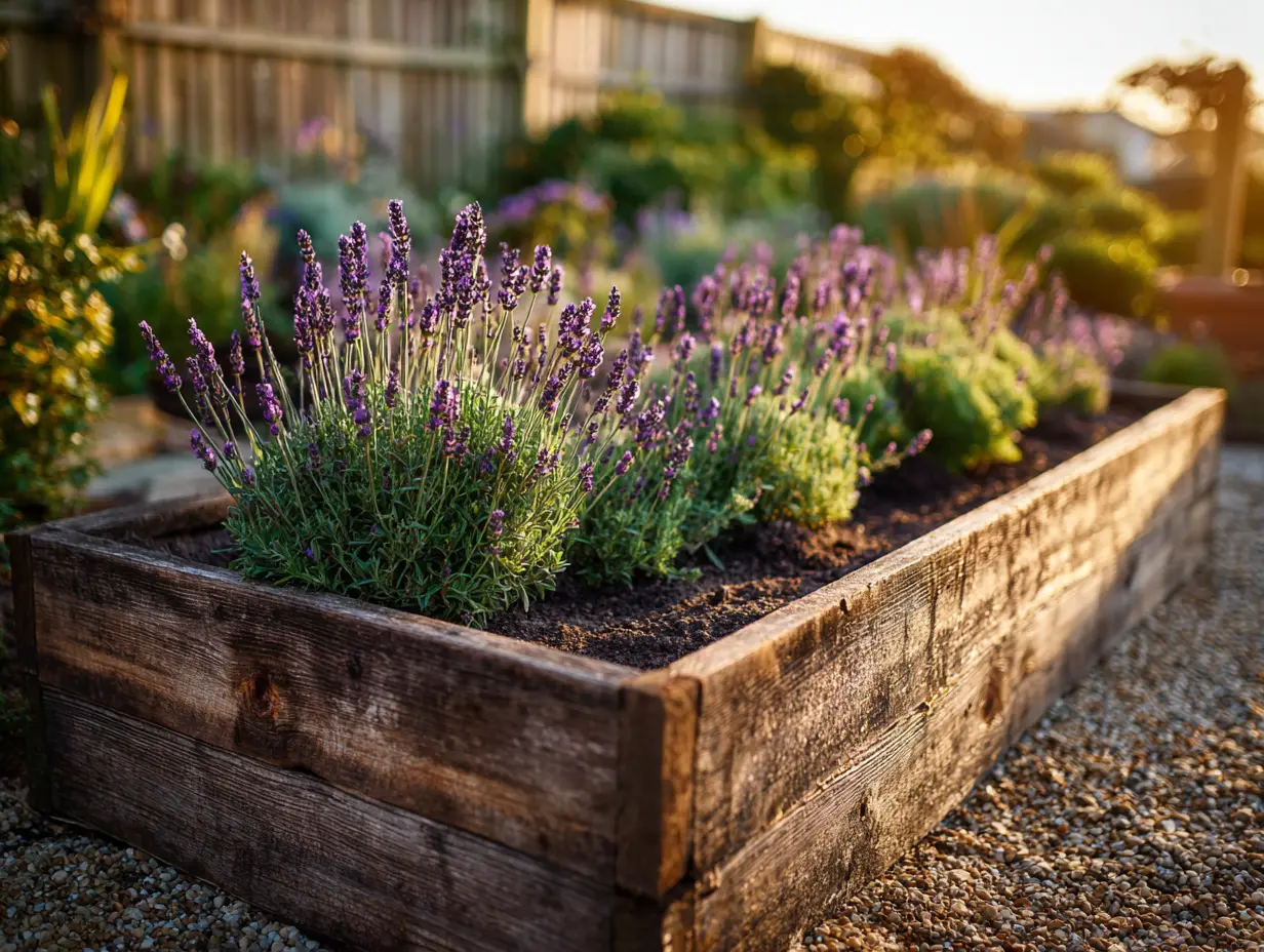 Grow Chamomile and Lavender on Raised Garden Beds for Medicinal Purpose