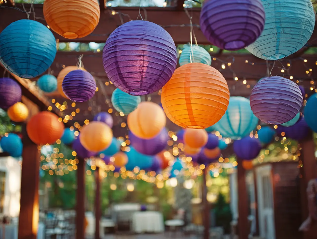 Hang Paper Lanterns for a Soft, Ethereal Glow