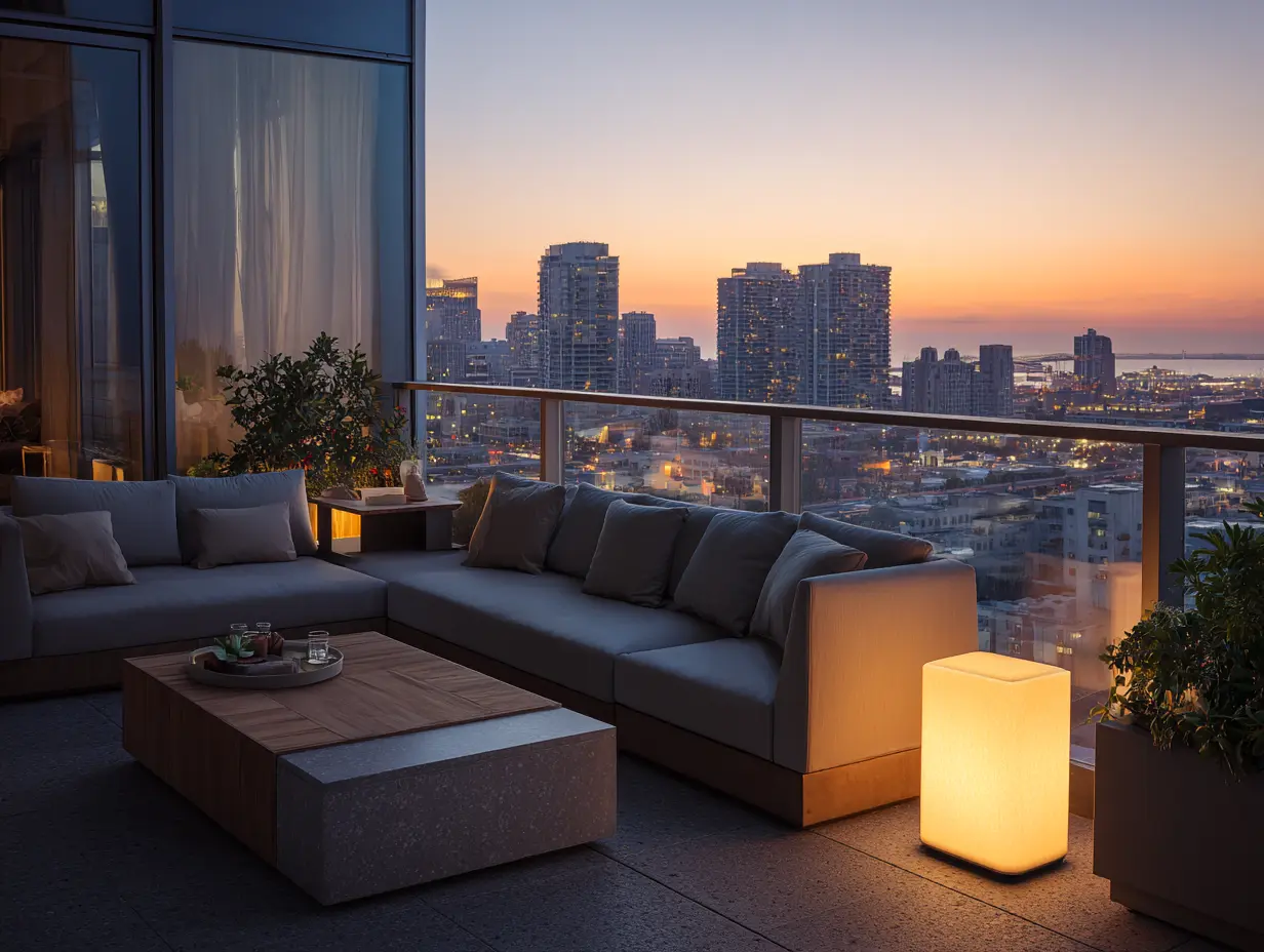 Position Floor Lamps Near the Furniture