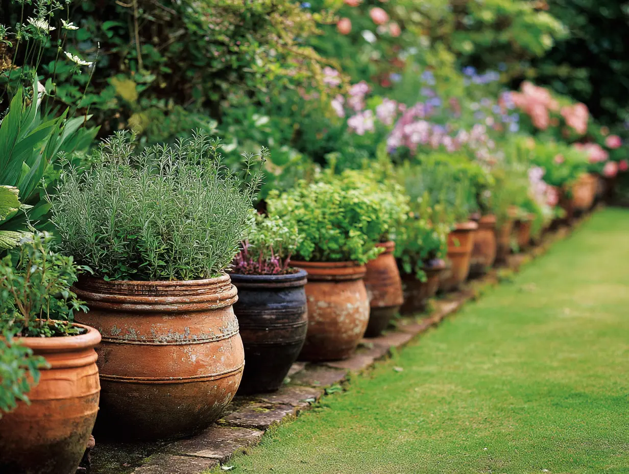 Set Up Terracotta Pots