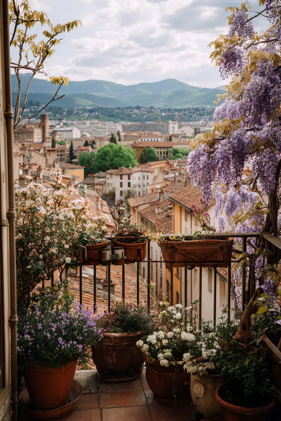 Wisteria on Balconies