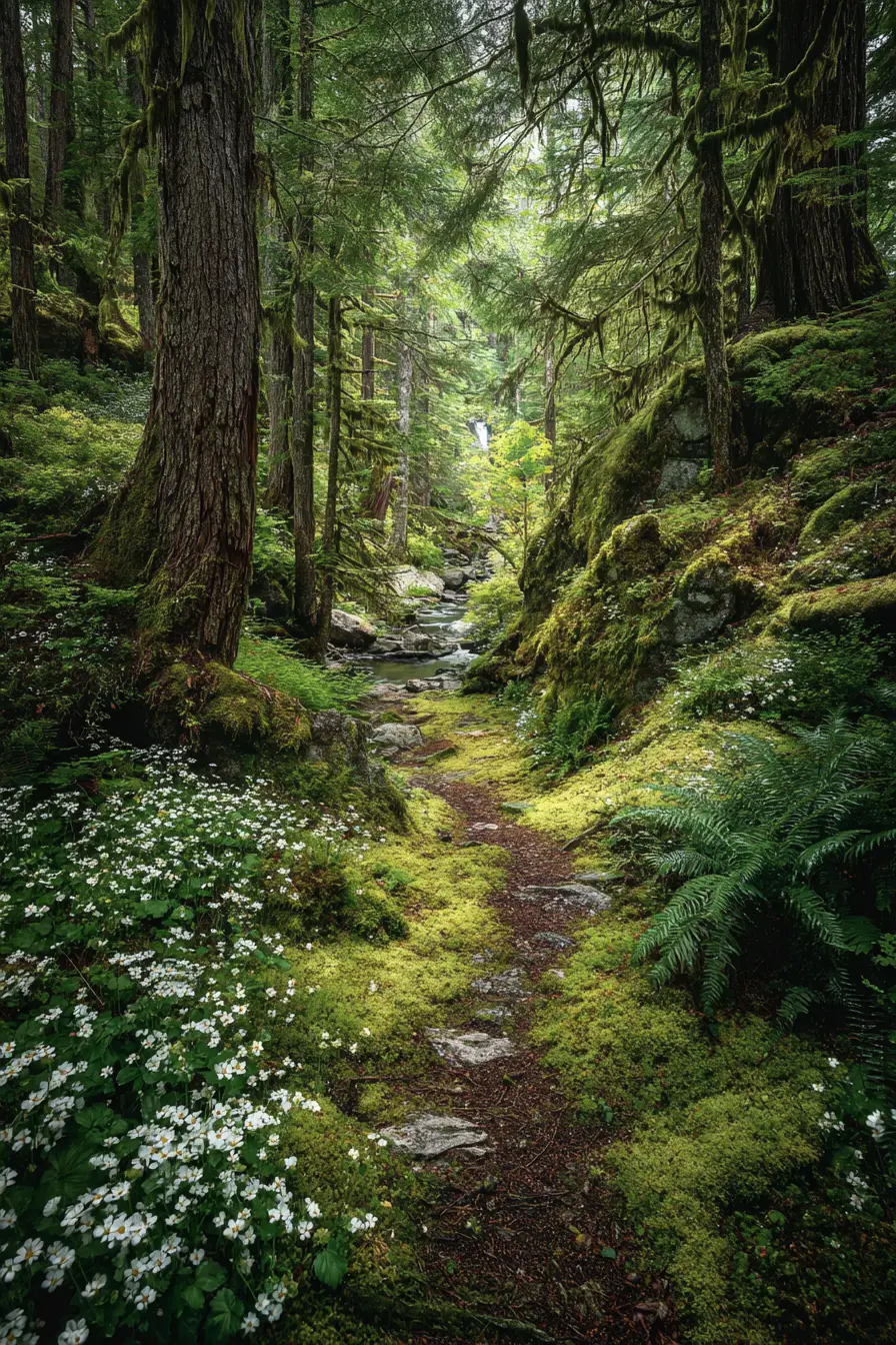 Moss and Ferns for a Woodland Walkway
