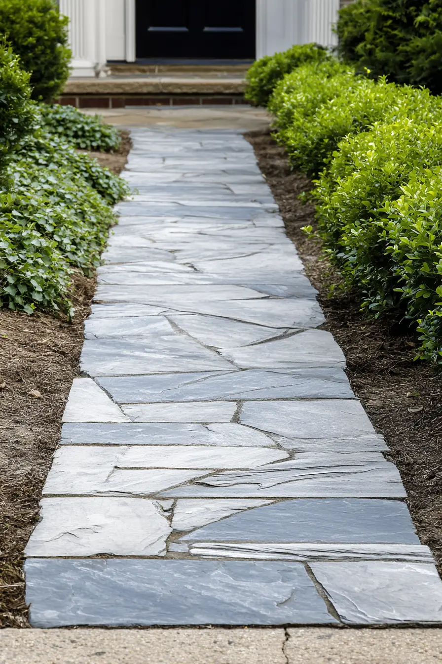 Mortar-Filled Joints for a Polished Walkway