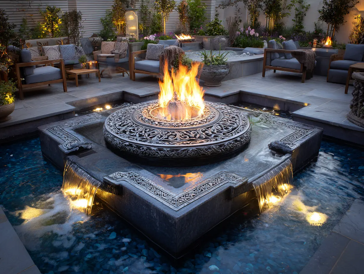 Combine Fire and Water With a Fire Fountain