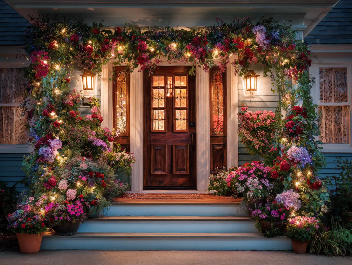 Design a Front Porch Garden That Shines in the Dark