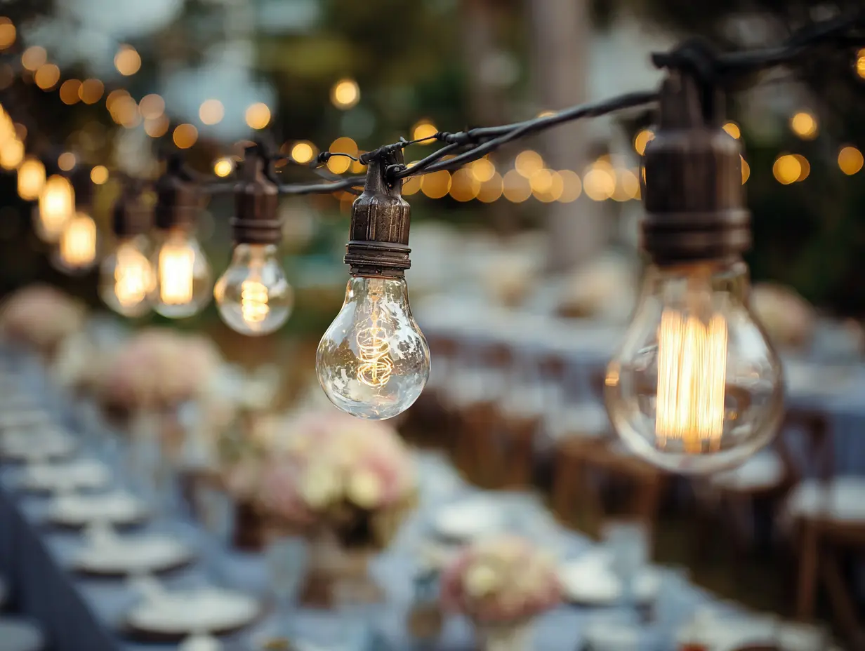String Edison Bulbs for a Vintage, Industrial Feel
