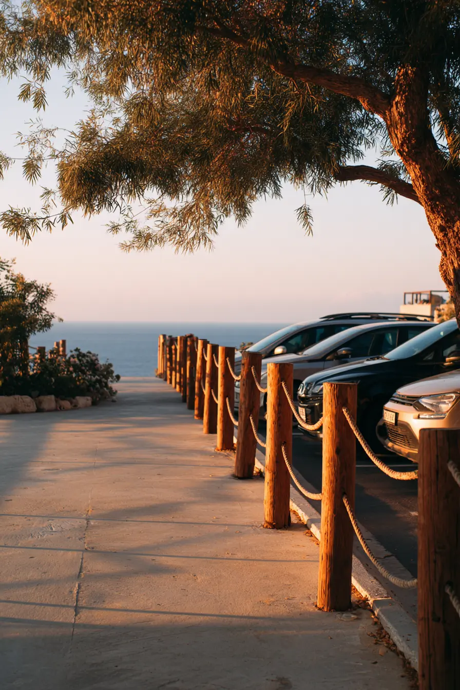 Coastal Rope and Post Fence for Shared Driveways