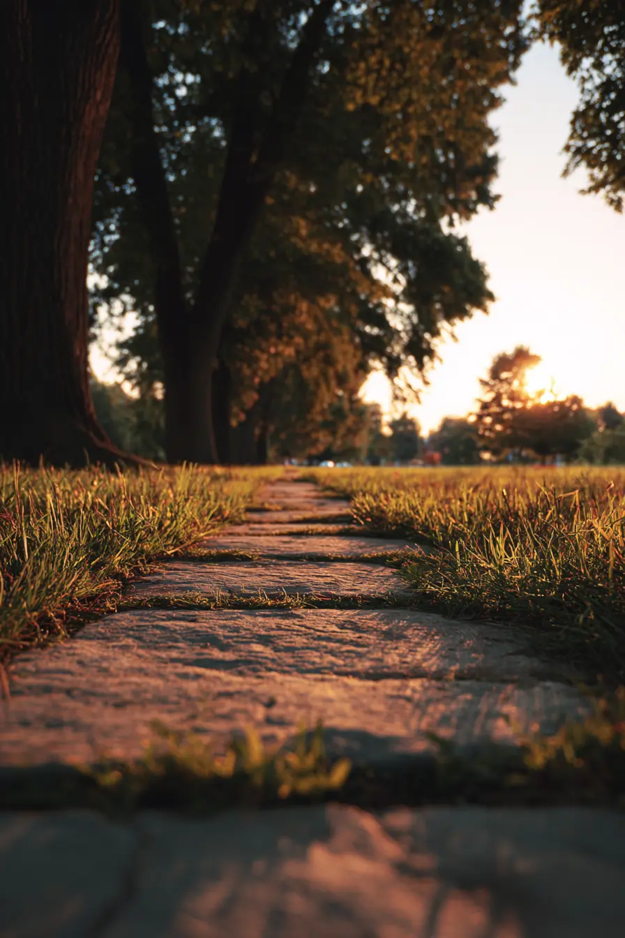 Flagstone Pathway with Natural Charm