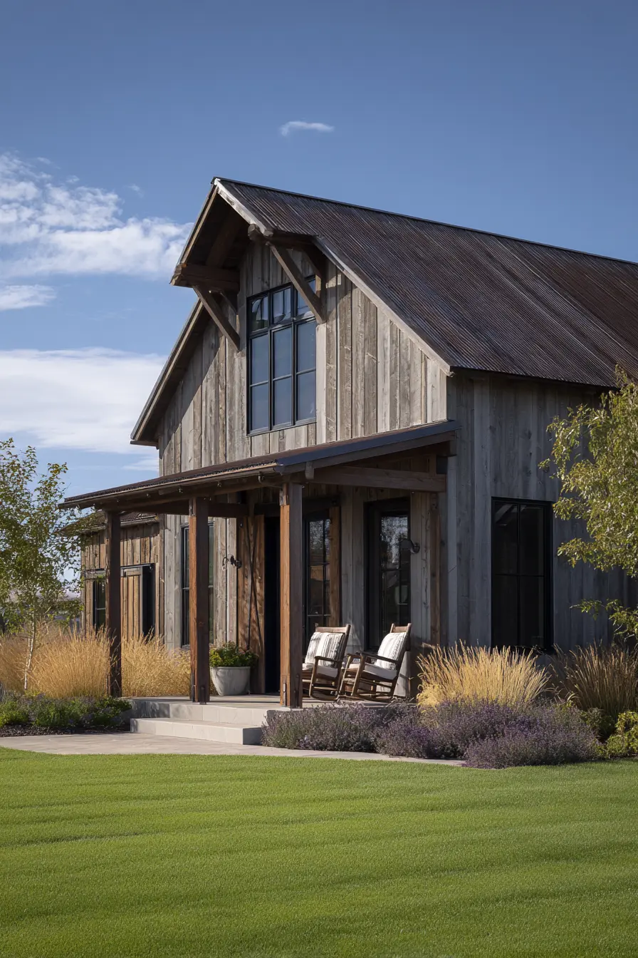Barn Addition Country Porch