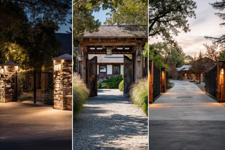 16+ Inspiring Driveway Entrance Post Ideas