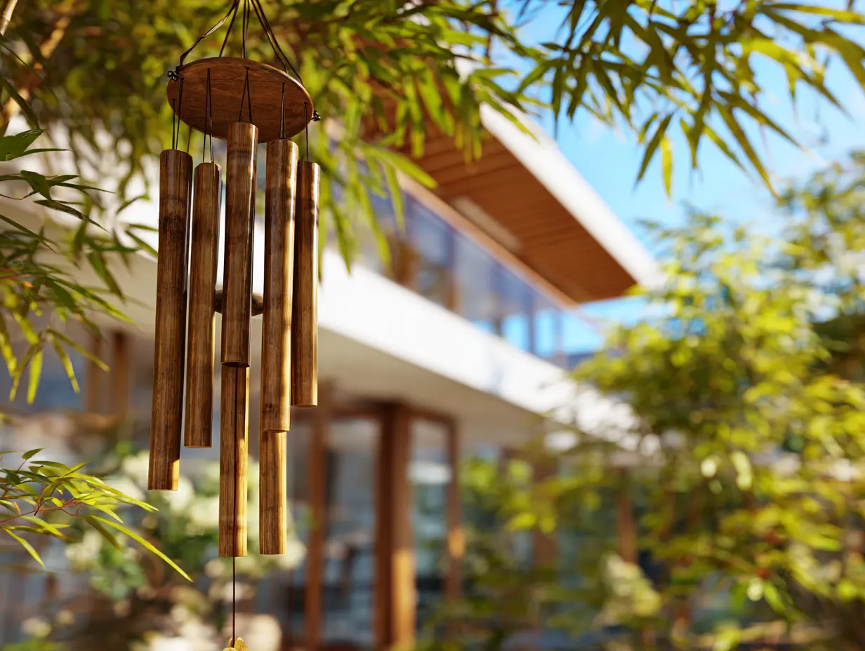 Hang Wind Chimes From Trees to Create Soothing Sounds With the Breeze
