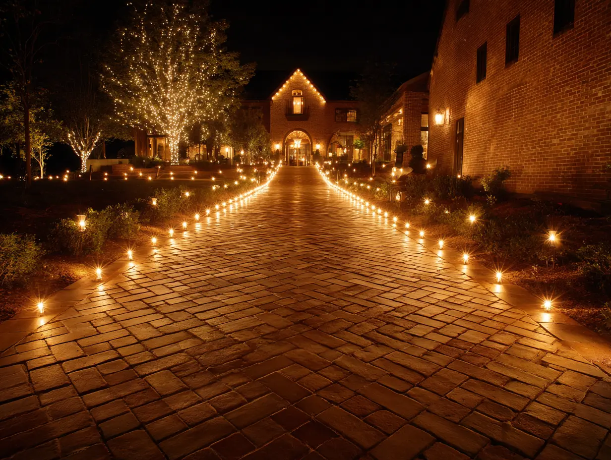 Light Up Pathways with LED Paver Lights