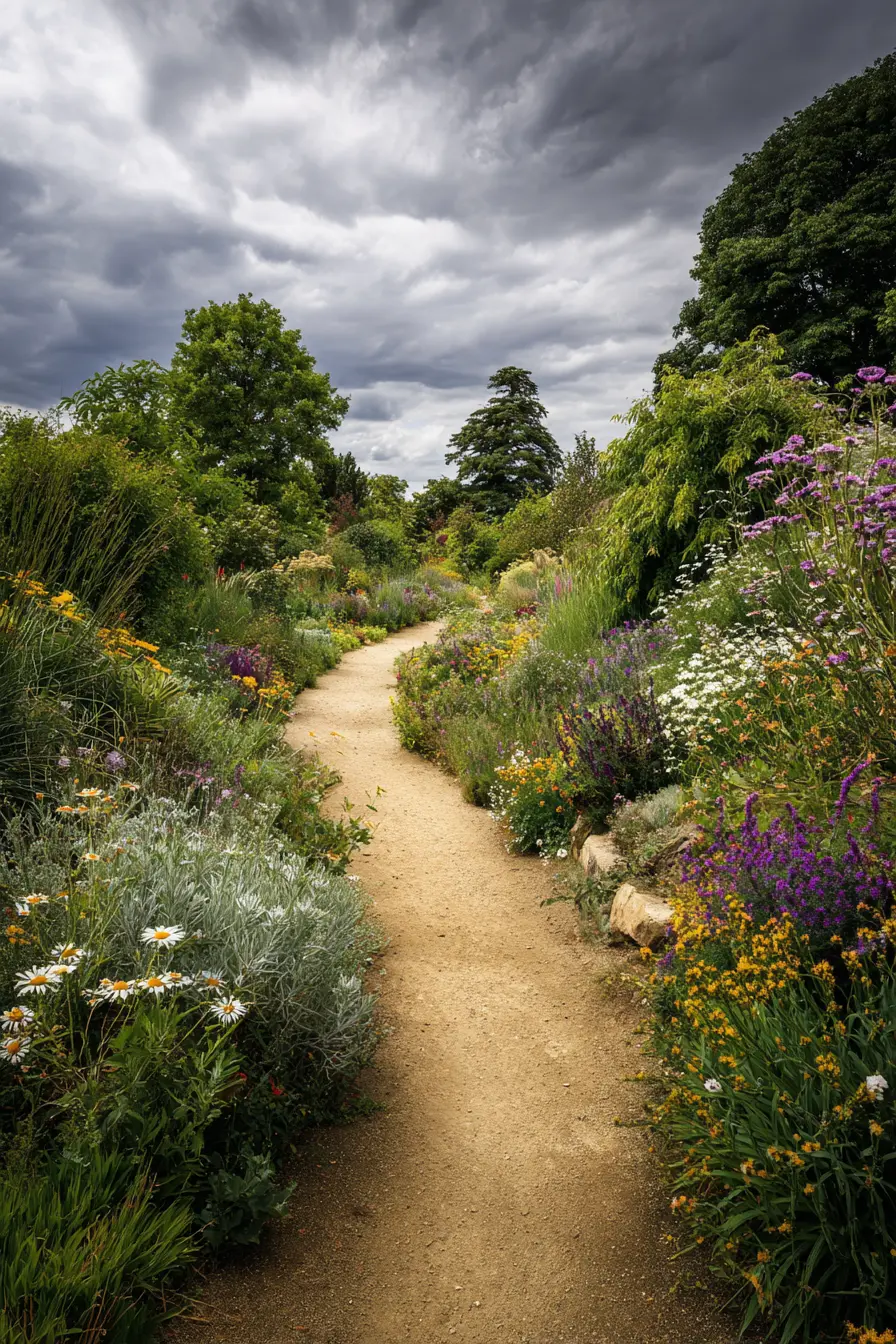 Simple Gravel Pathway with Wild Borders